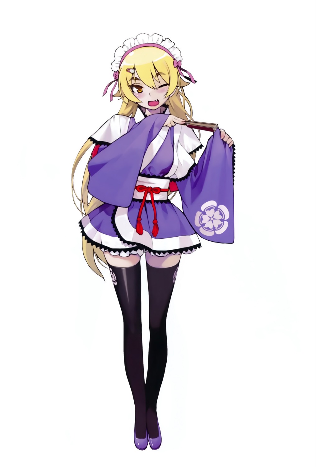 ashikaga_chachamaru full_metal_daemon_muramasa japanese_clothes lolita_fashion namaniku_atk thighhighs wa_lolita