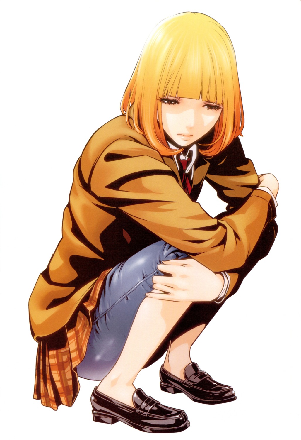 hiramoto_akira midorikawa_hana prison_school seifuku