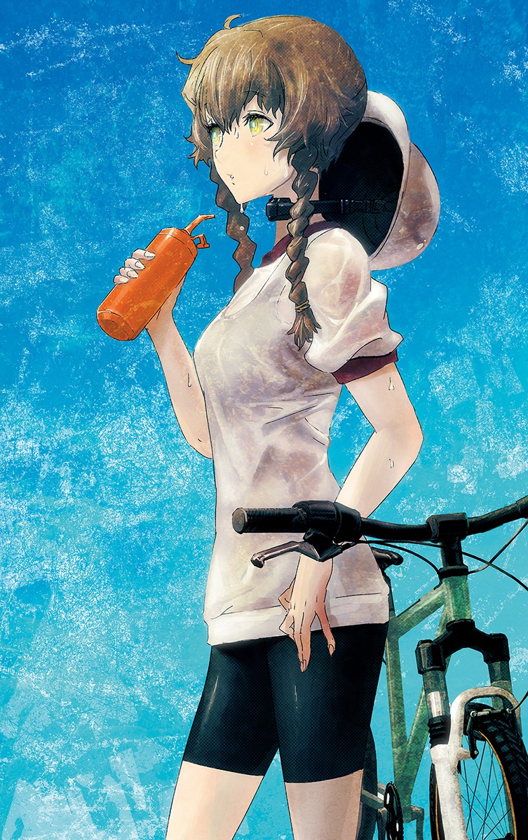 amane_suzuha bike_shorts huke steins;gate