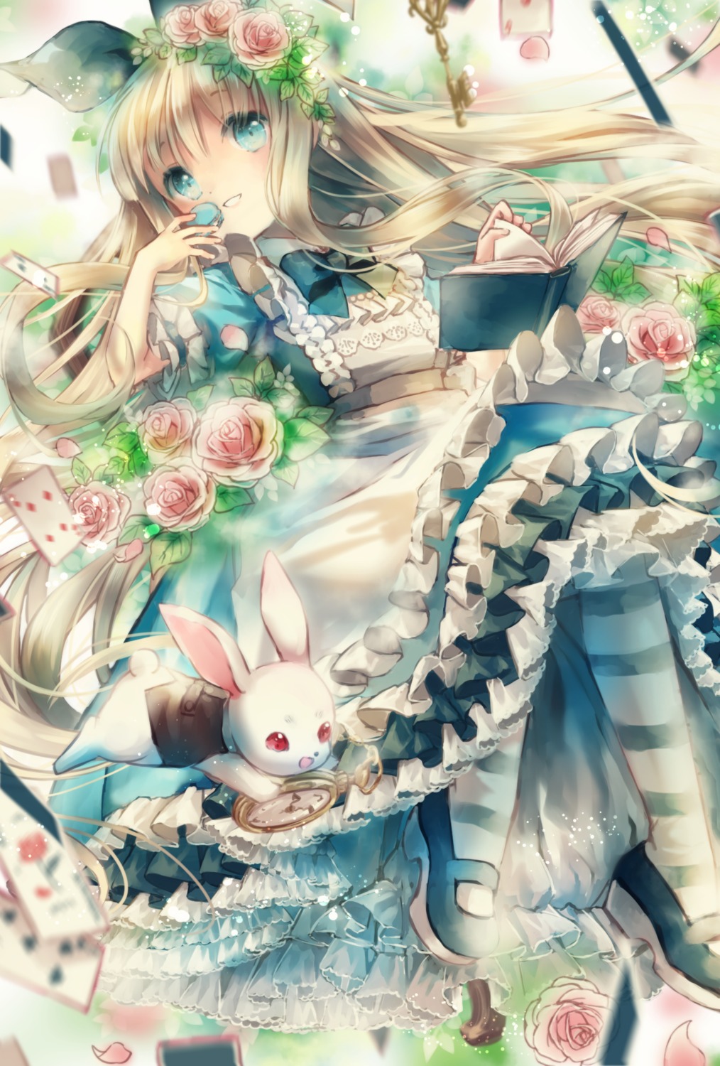 alice alice_in_wonderland dress white_rabbit yumeichigo_alice