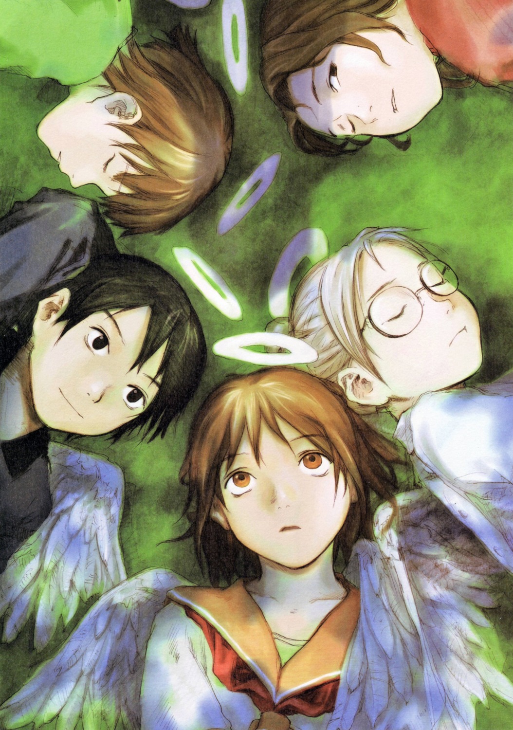 abe yoshitoshi haibane renmei kana (haibane renmei) wings