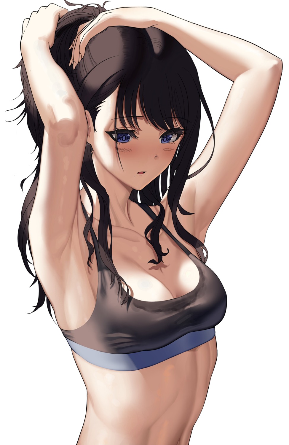 cleavage gym_uniform kazano_hiori surps the_idolm@ster the_idolm@ster_shiny_colors