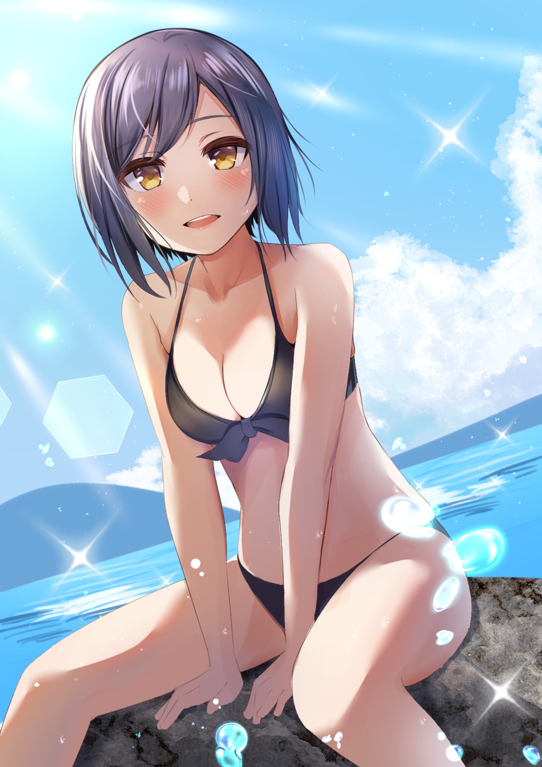 bikini maimaiko nijisanji shizuka_rin swimsuits