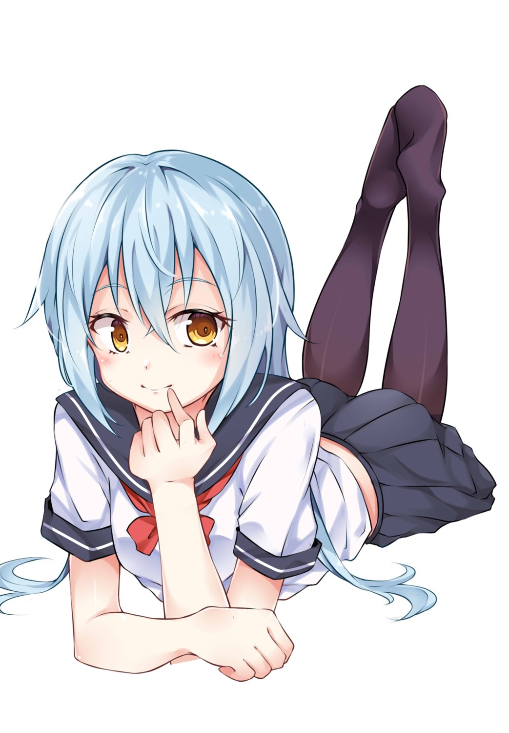 ai_cao feet pantyhose rimuru_tempest seifuku tensei_shitara_slime_datta_ken