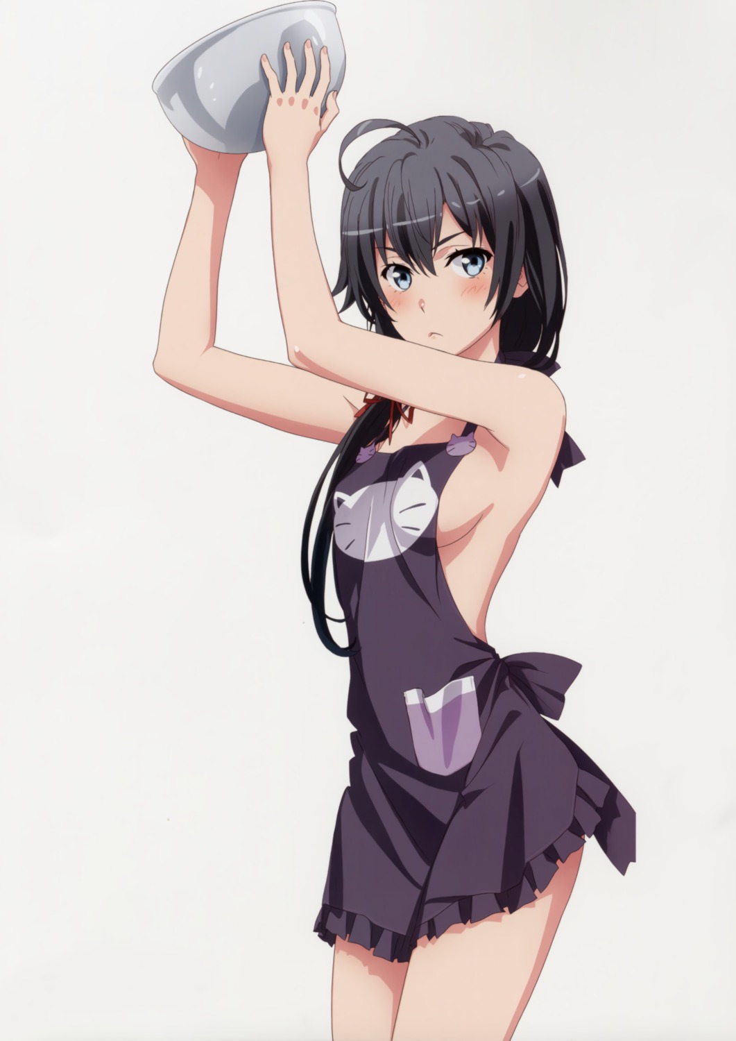 naked_apron tanaka_yuuichi yahari_ore_no_seishun_lovecome_wa_machigatteiru. yukinoshita_yukino