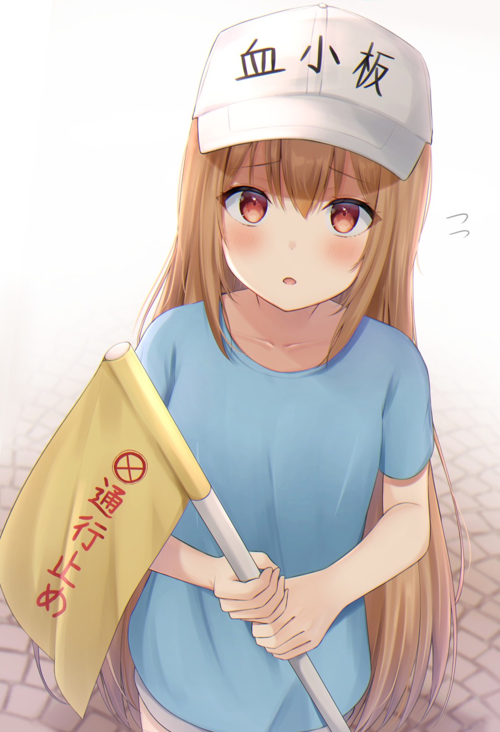 hataraku_saibou platelet_(hataraku_saibou) umineco_1