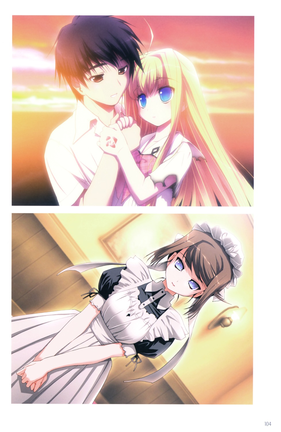 akata_itsuki dragon_crisis! kisaragi_ryuuji maid rose_(dragon_crisis)