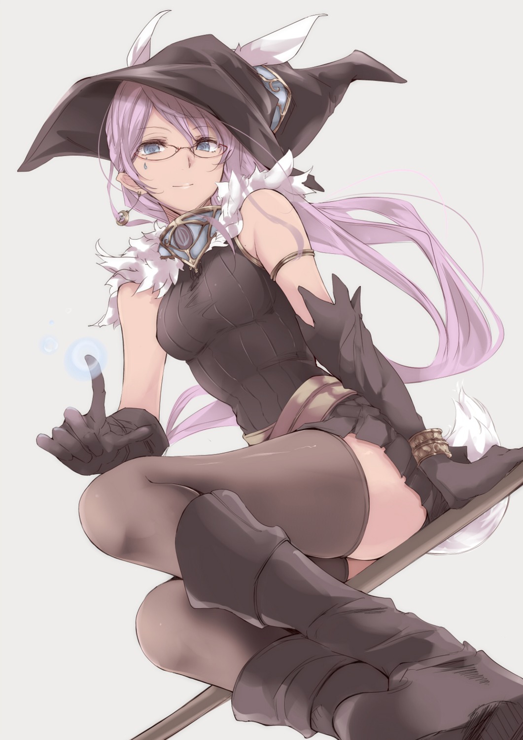 megane thighhighs touma_kisa witch