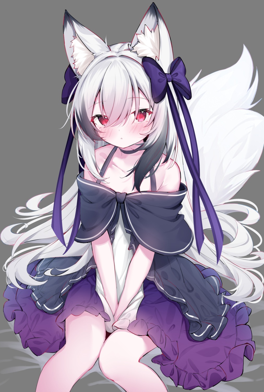 animal_ears dress leafpie_zaurus tail transparent_png