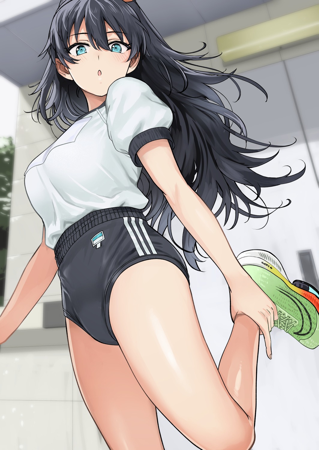 buruma ganaha_hibiki gym_uniform the_idolm@ster tsurui