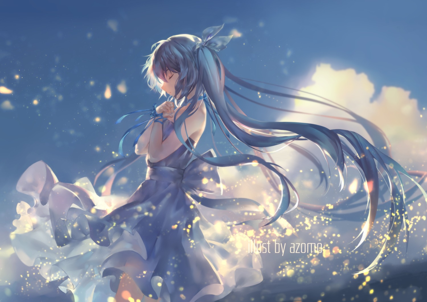 azomo dress hatsune_miku vocaloid