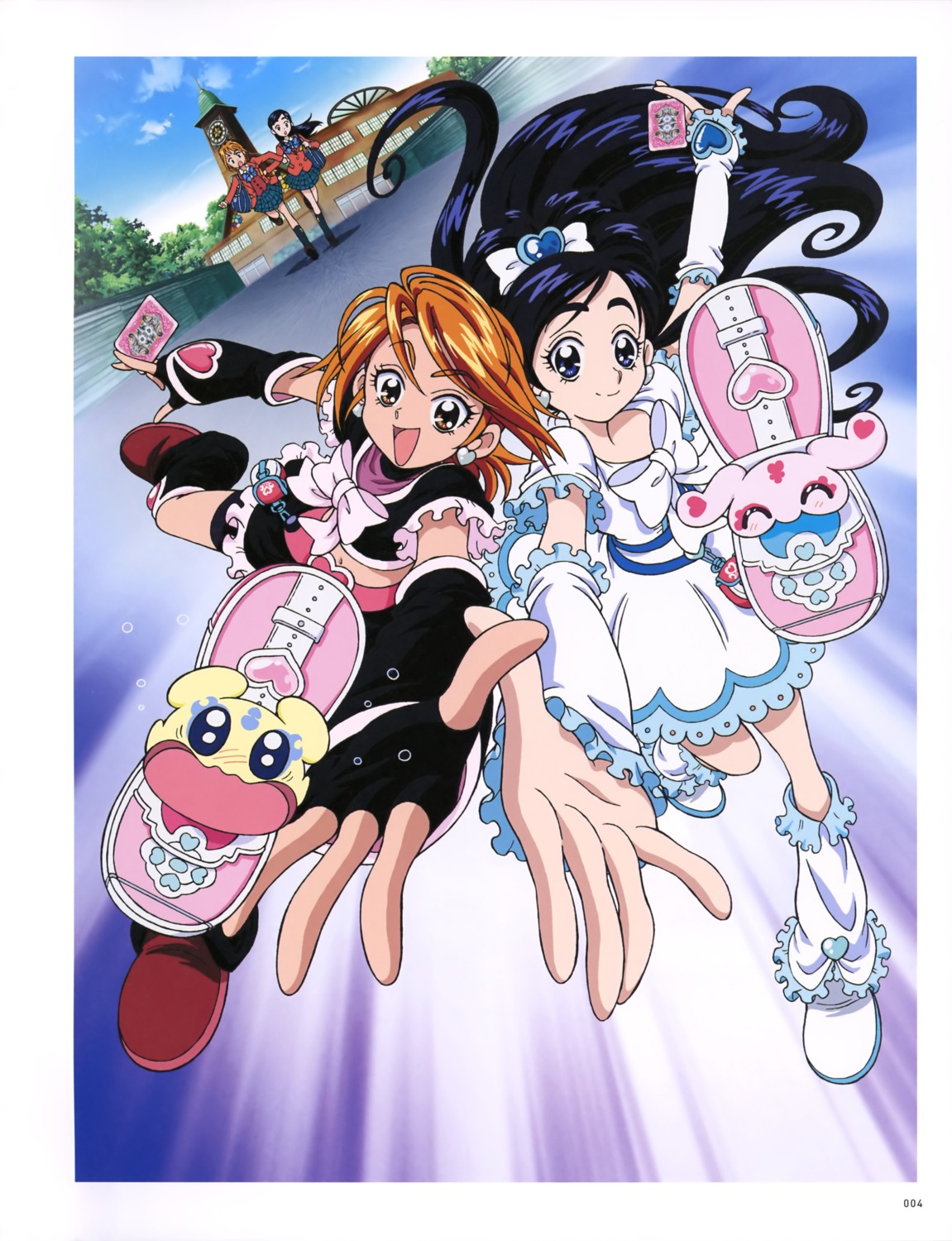 dress futari_wa_pretty_cure mepple mipple misumi_nagisa pretty_cure seifuku yukishiro_honoka