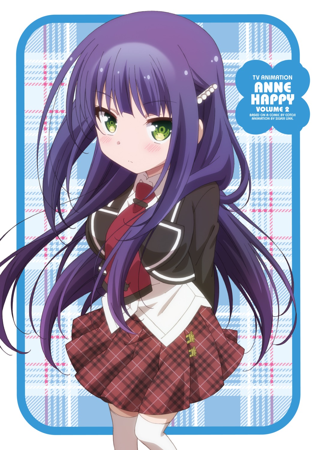 anne_happy hibarigaoka_ruri seifuku thighhighs