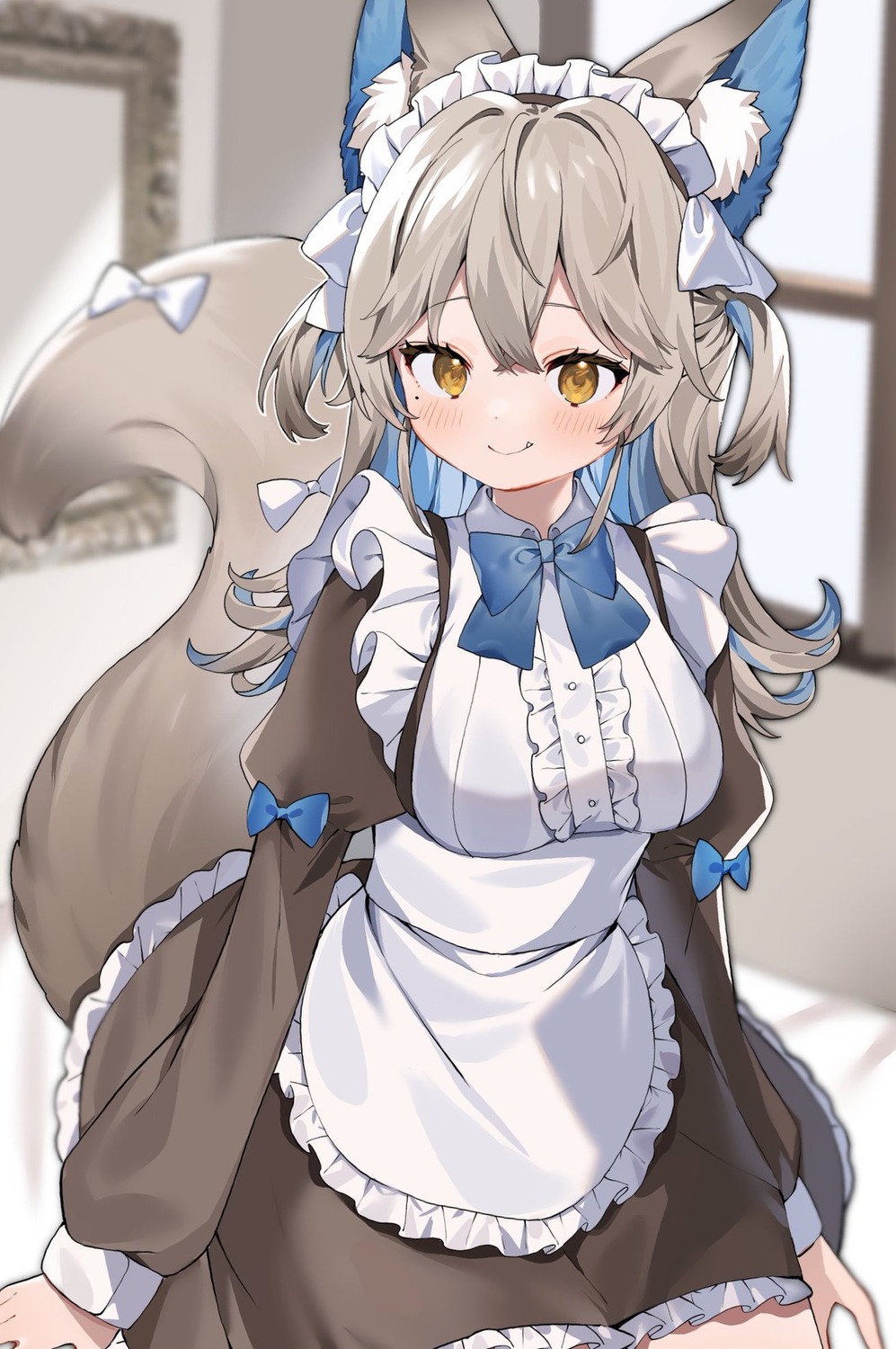 animal_ears inu_(puputizy) maid tail