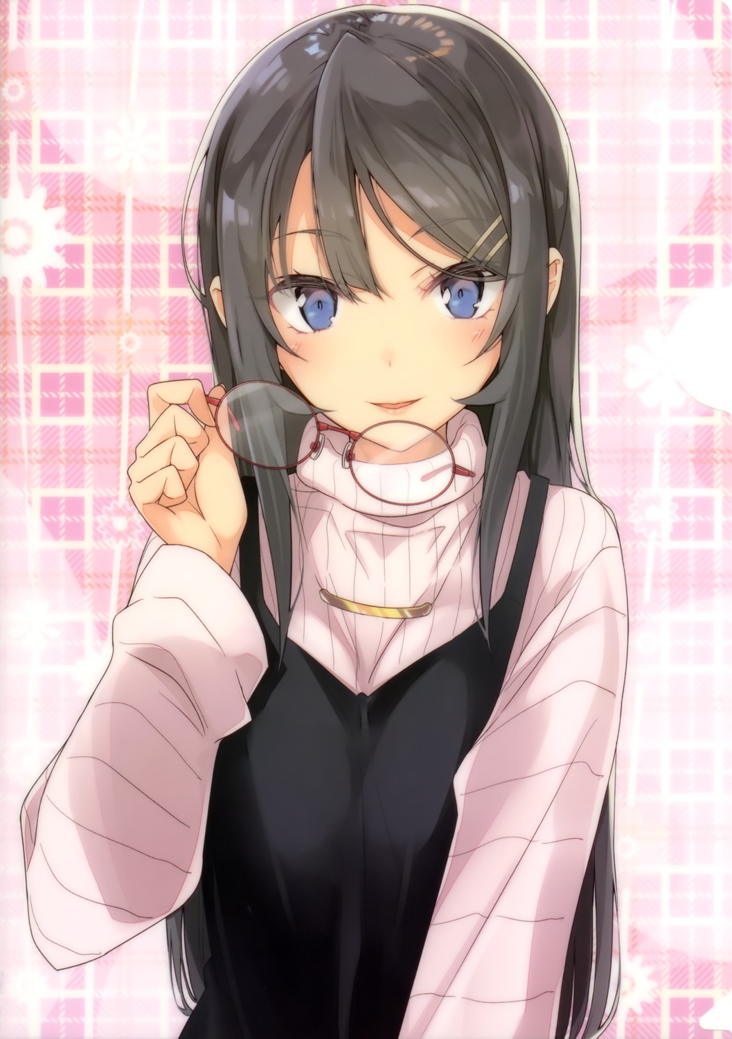 dress megane mizoguchi_keiji sakurajima_mai seishun_buta_yarou sweater