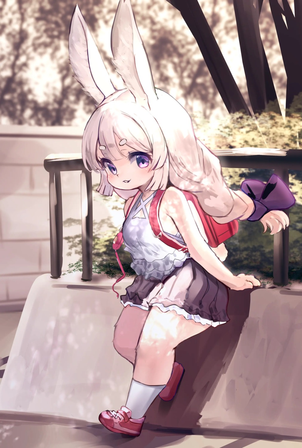 animal_ears bunny_ears lolo_(kemonono) tail