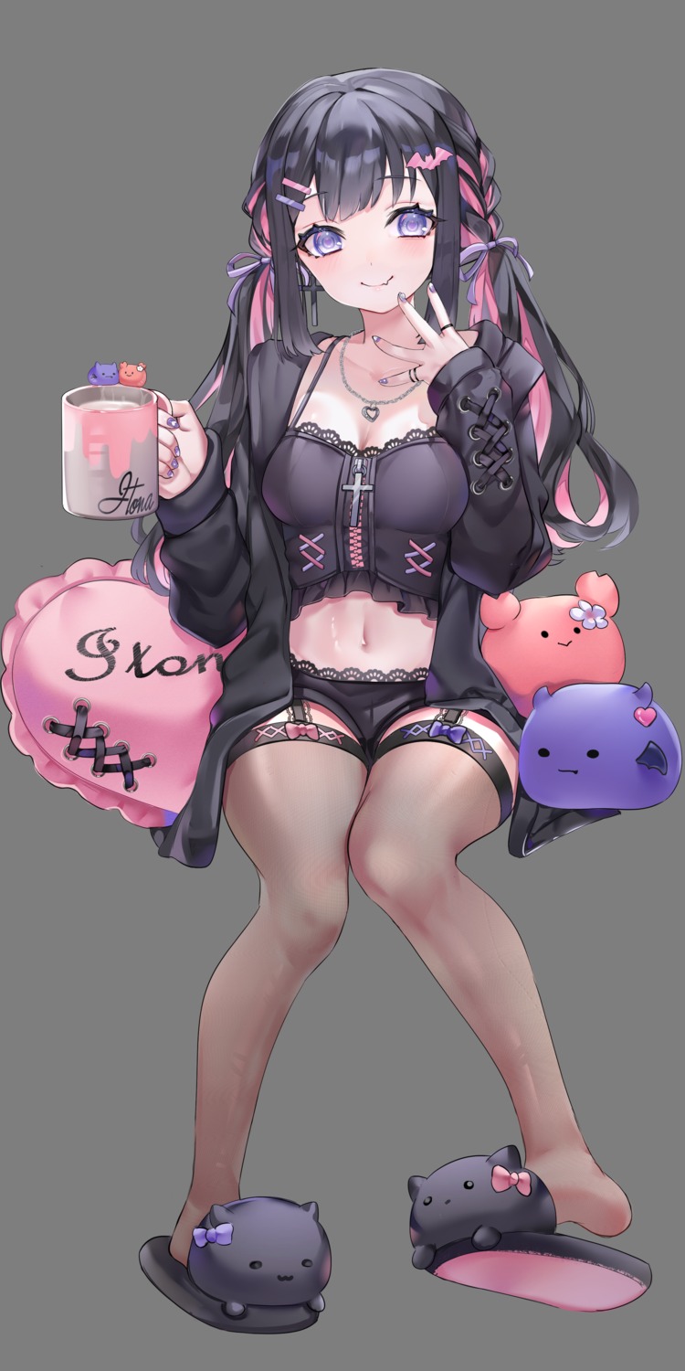 cleavage piyokuma stockings thighhighs transparent_png