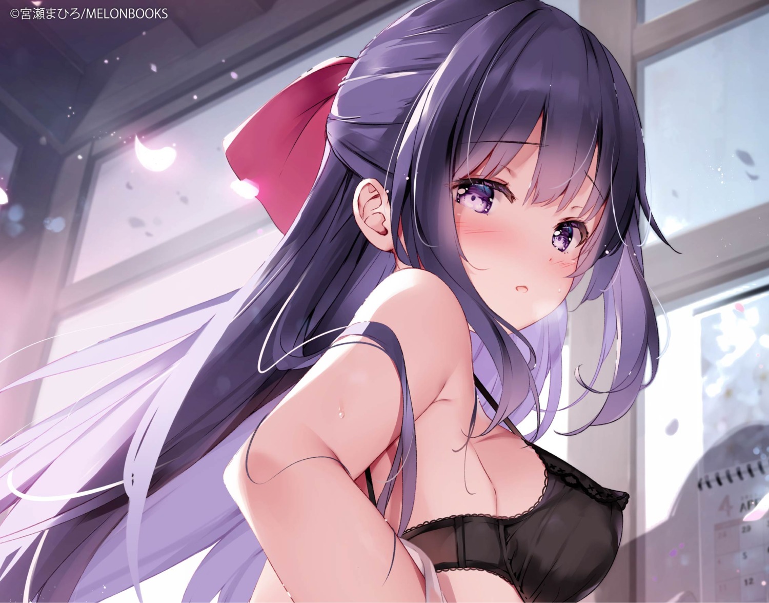 bra melonbooks miyase_mahiro see_through