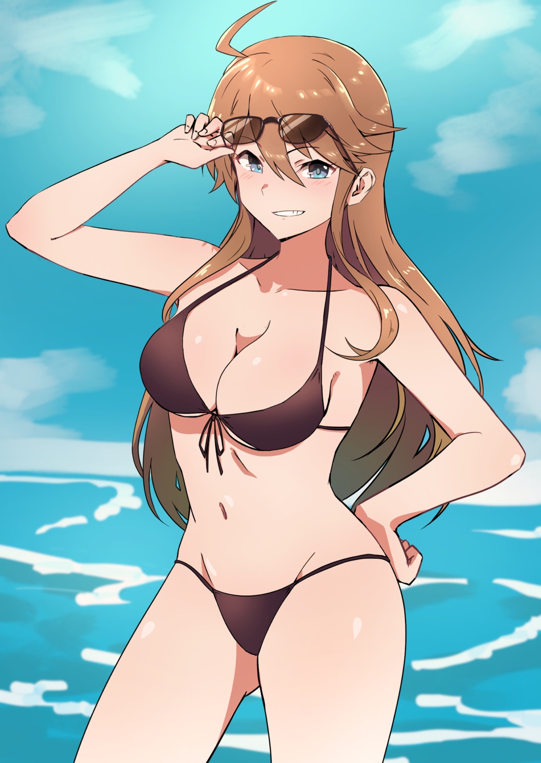 bikini megane ms_rinmoku swimsuits the_idolm@ster the_idolm@ster_million_live! tokoro_megumi