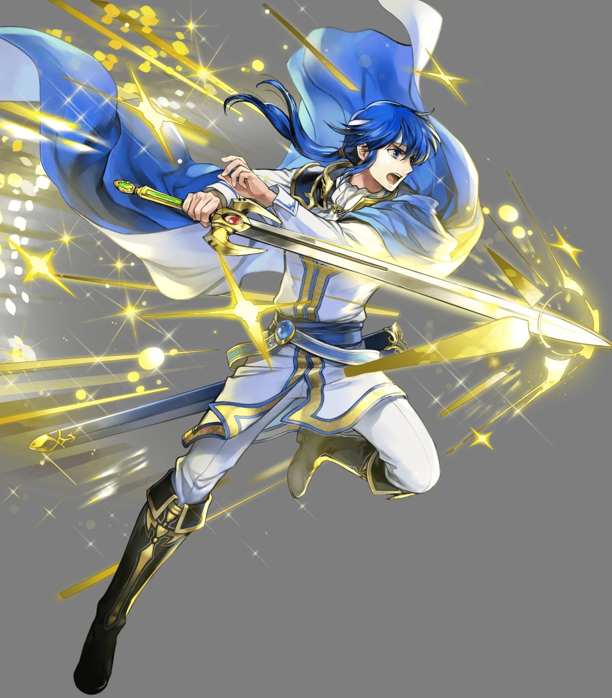 fire_emblem fire_emblem:_seisen_no_keifu male nintendo seliph sword wada_sachiko