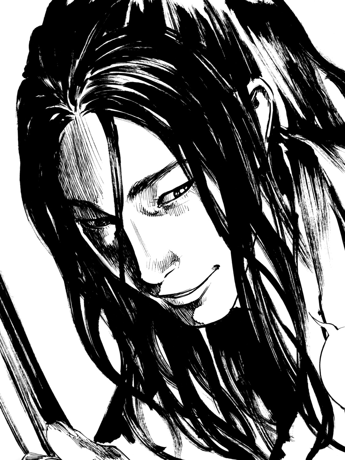 inoue_takehiko male monochrome vagabond