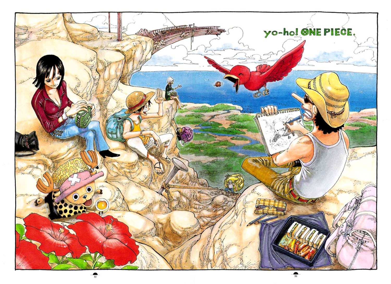 monkey_d_luffy nami nico_robin oda_eiichirou one_piece roronoa_zoro tony_tony_chopper usopp vinsmoke_sanji