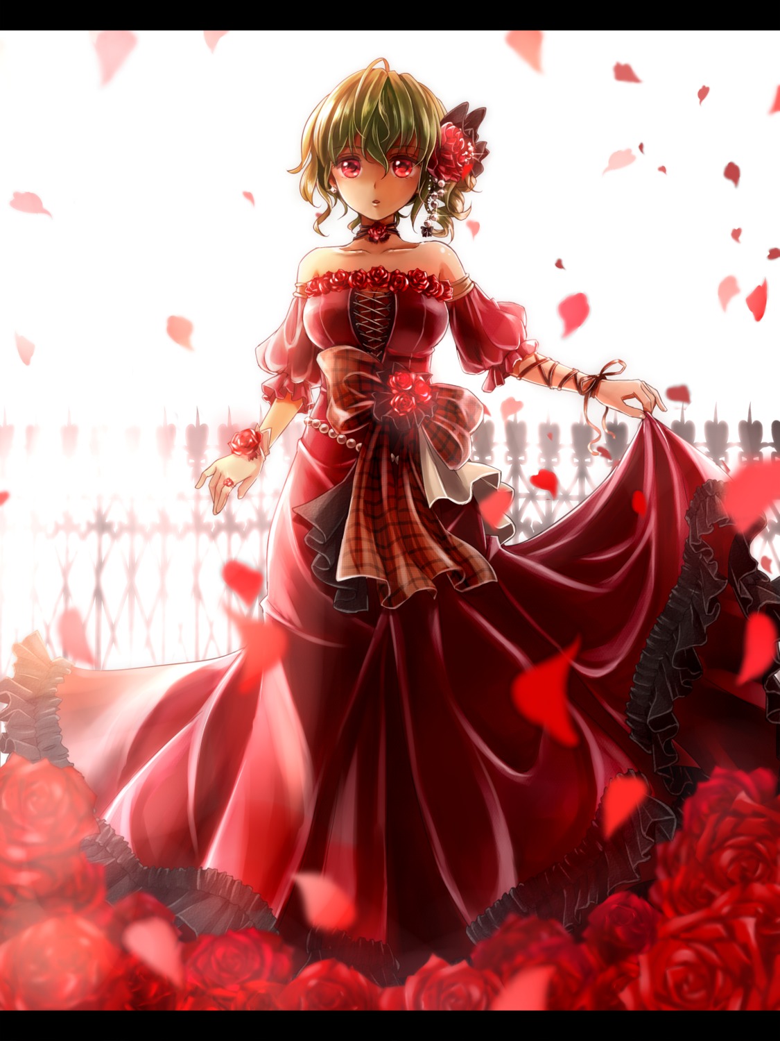 dress kazami_yuuka shironeko_yuuki touhou