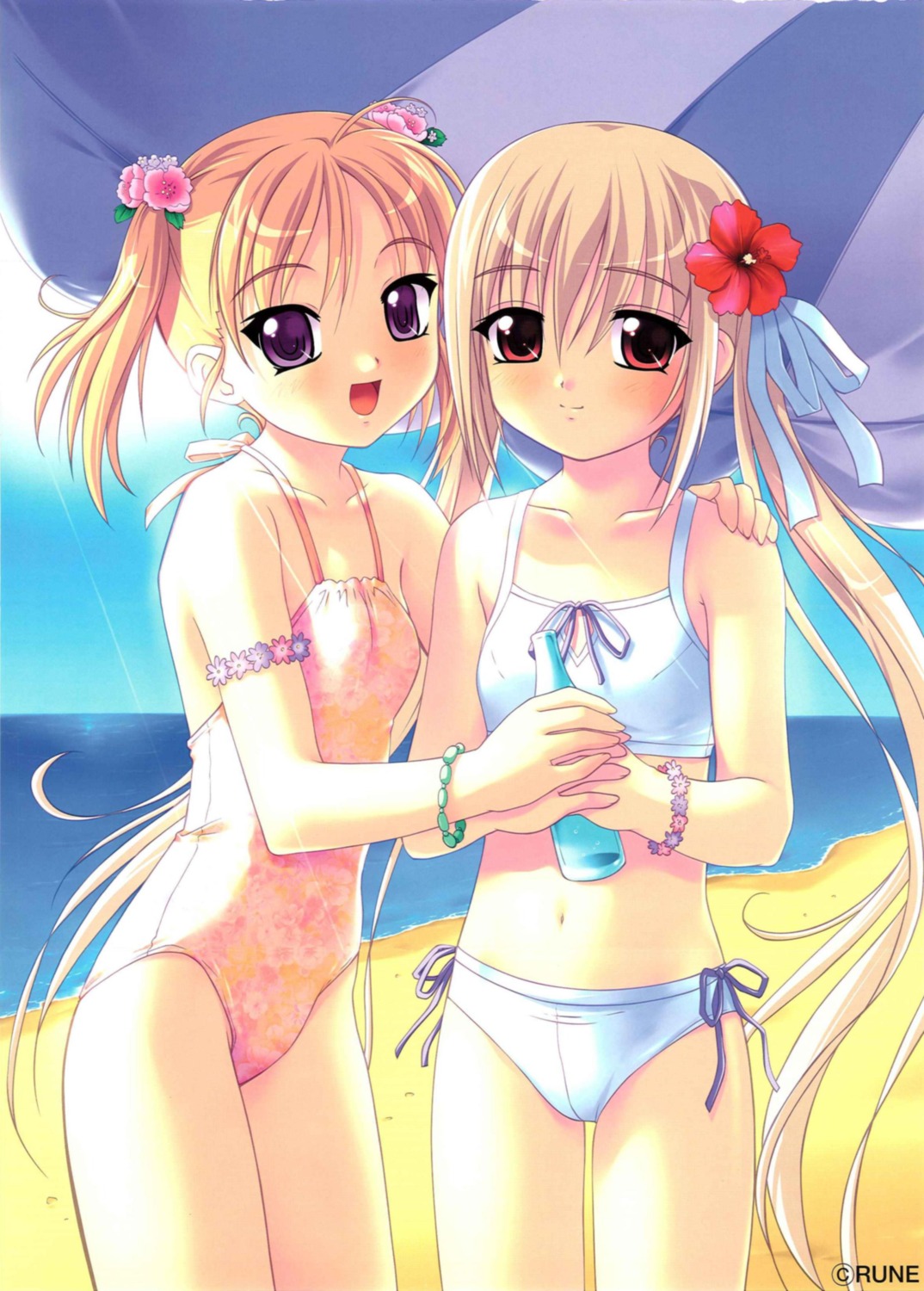 bikini fixed hatsukoi hatsushima_anzu nonohara_miki rune shiina_yusumi swimsuits