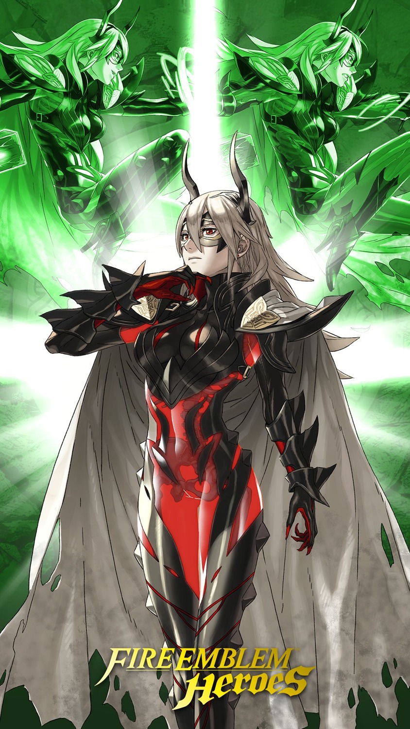armor fire_emblem fire_emblem_heroes horns kozaki_yuusuke nintendo thrasir torn_clothes