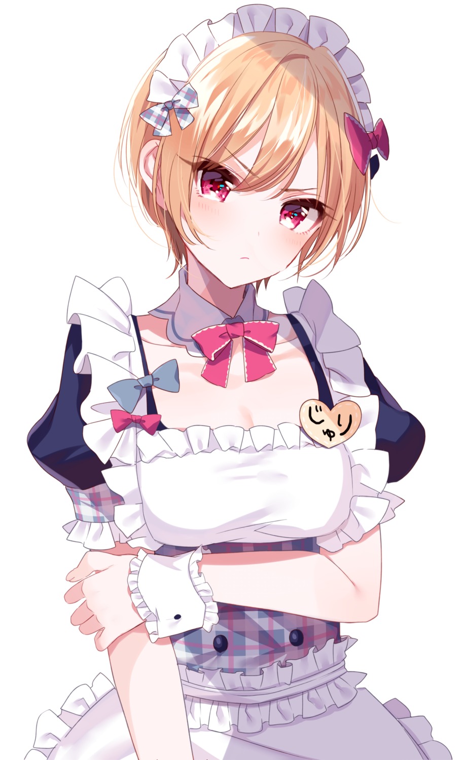 cleavage maid misumi saijou_juri the_idolm@ster the_idolm@ster_shiny_colors