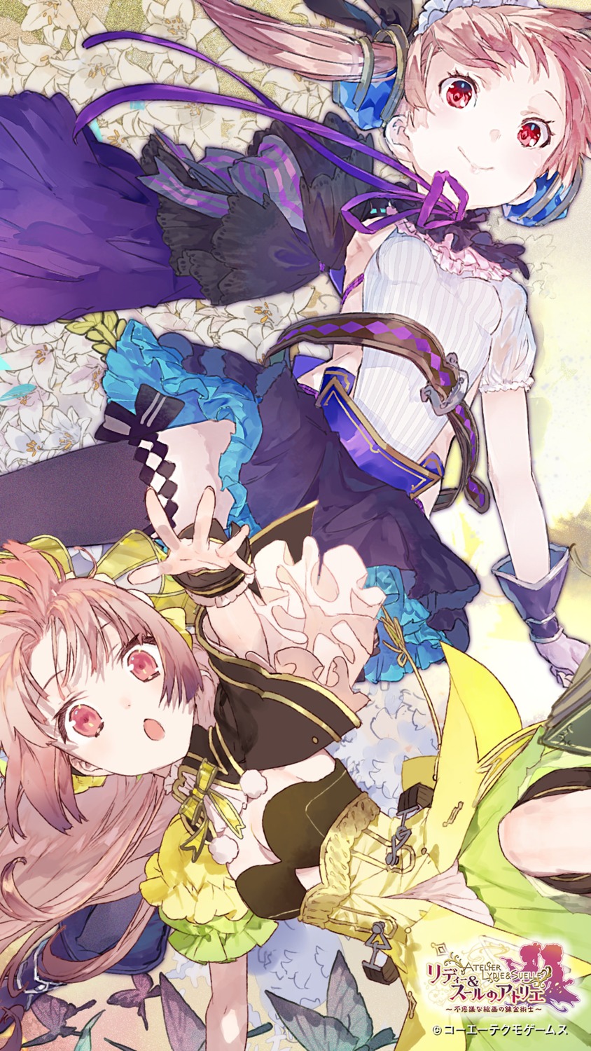 atelier atelier_lydie_&_suelle cleavage dress koei_tecmo lydie_marlen noco suelle_marlen thighhighs yuugen