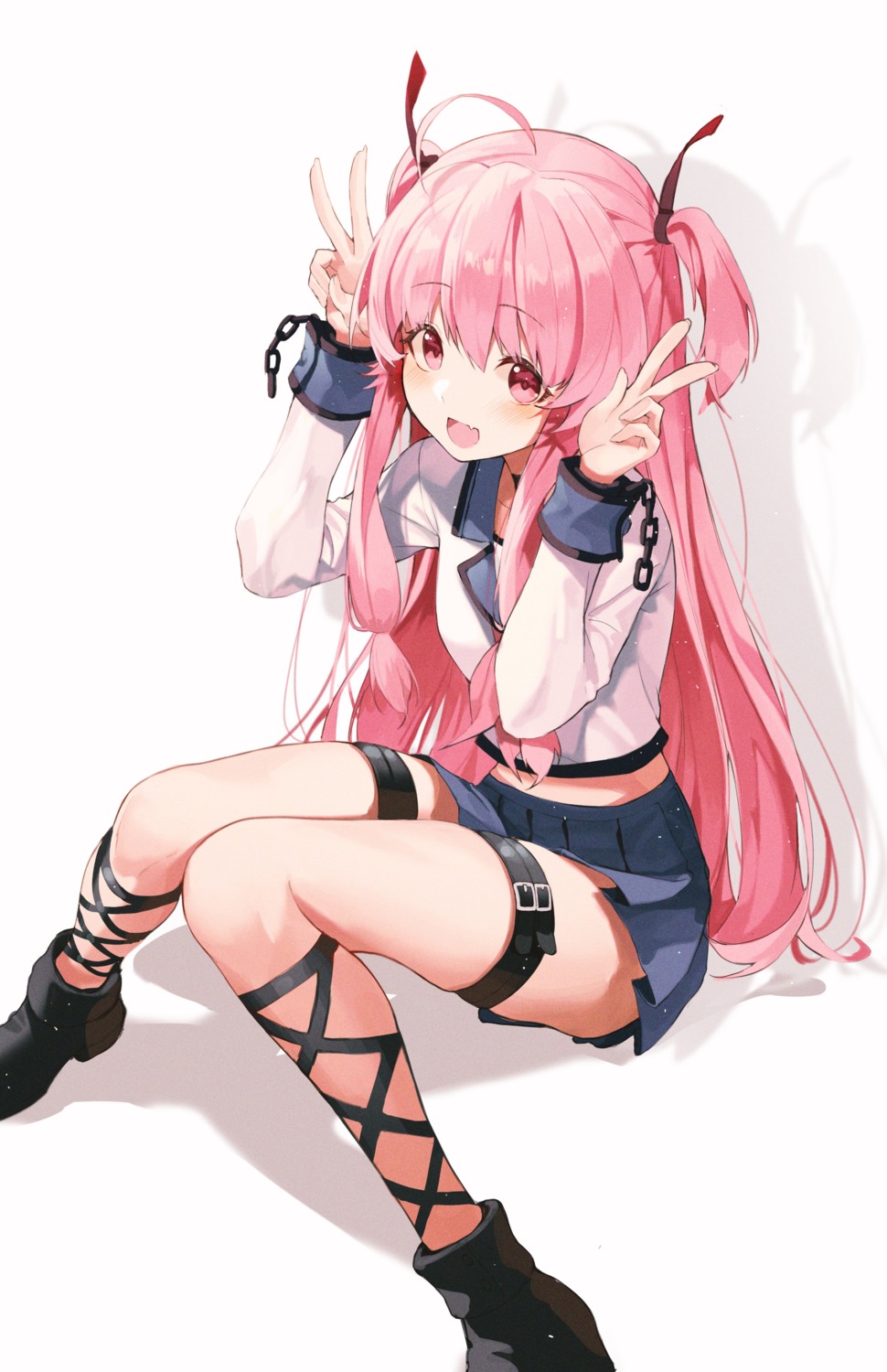 angel_beats! garter pro-p seifuku skirt_lift yui_(angel_beats!)