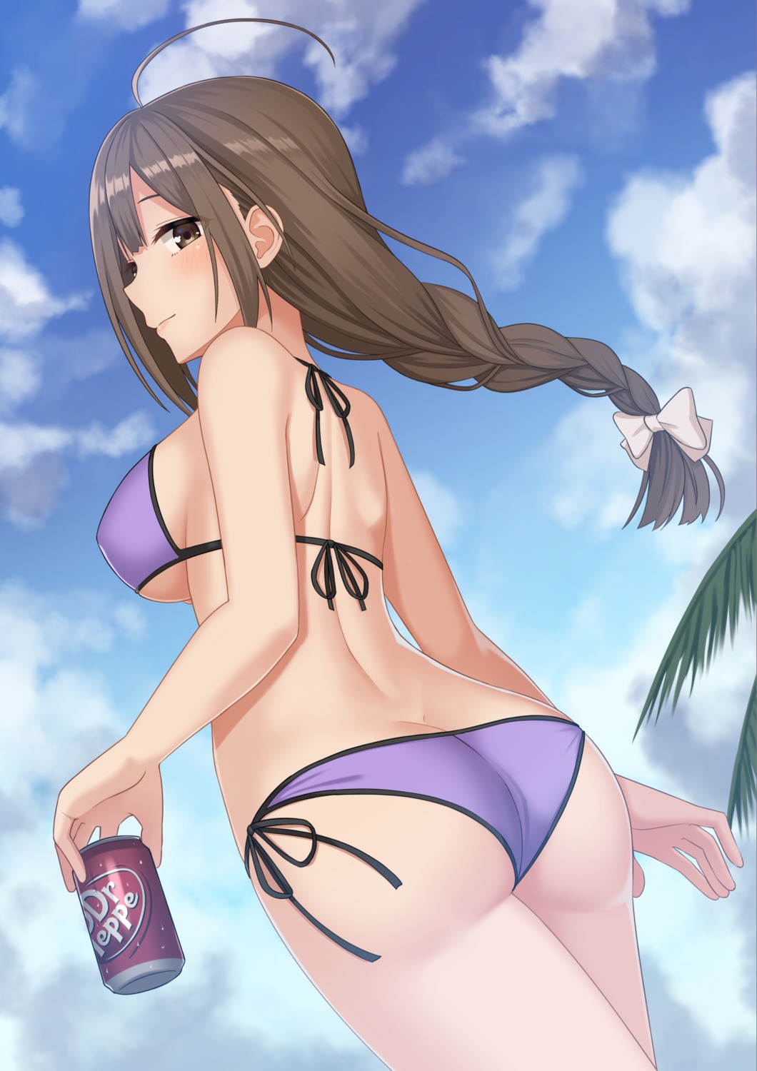 ass bikini kurisu-kun kuwayama_chiyuki swimsuits the_idolm@ster the_idolm@ster_shiny_colors underboob