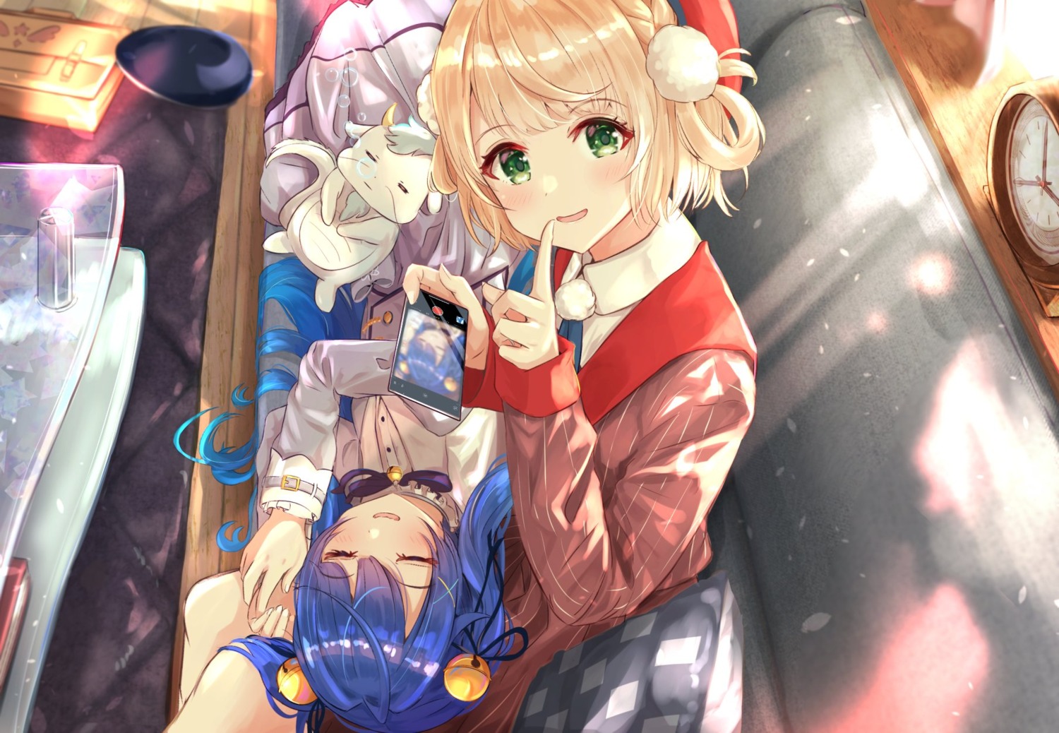 amamiya_kokoro indie_virtual_youtuber nijisanji shigure_ui_(vtuber) sky_cappuccino