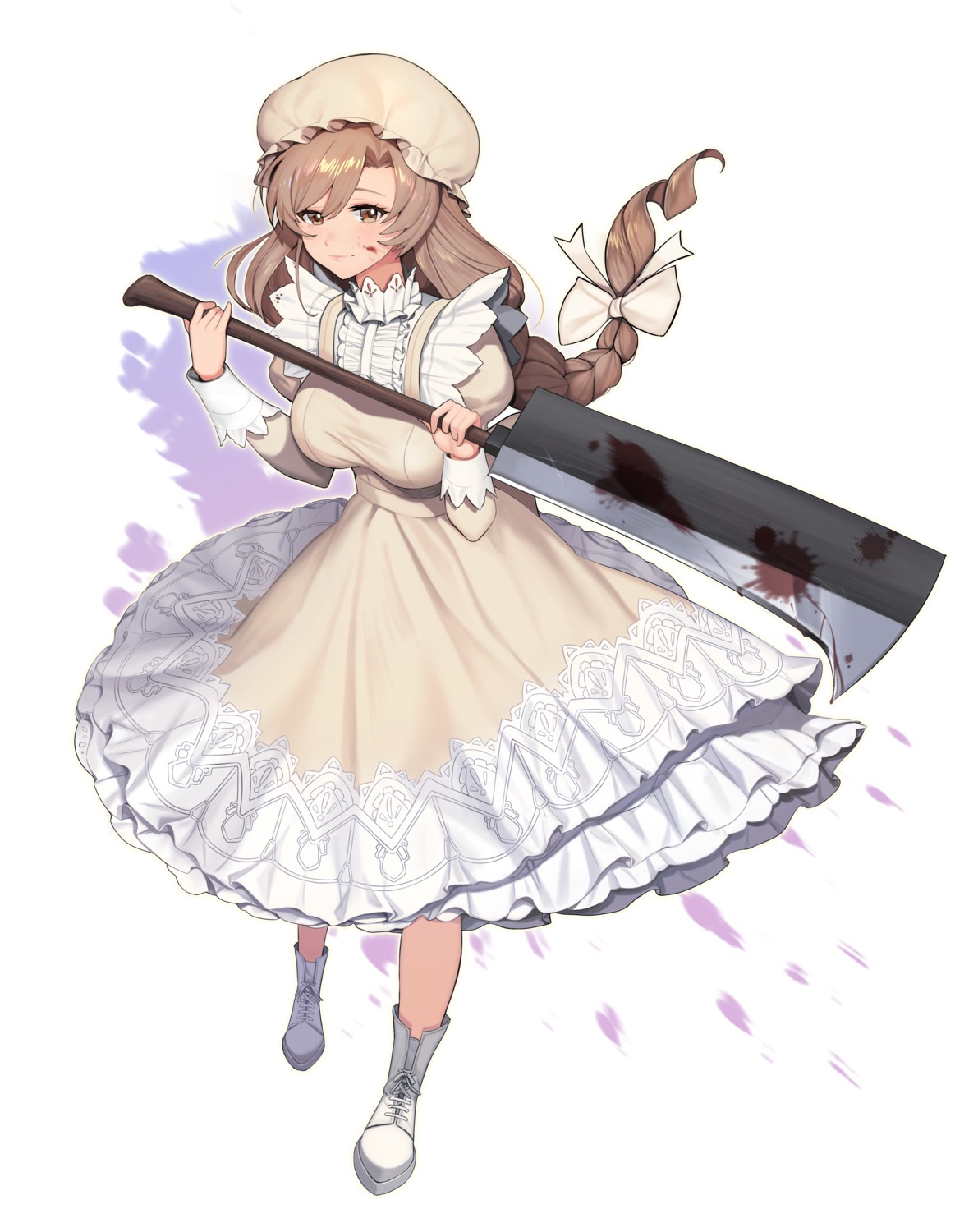 blood dress hataraku_saibou monini weapon