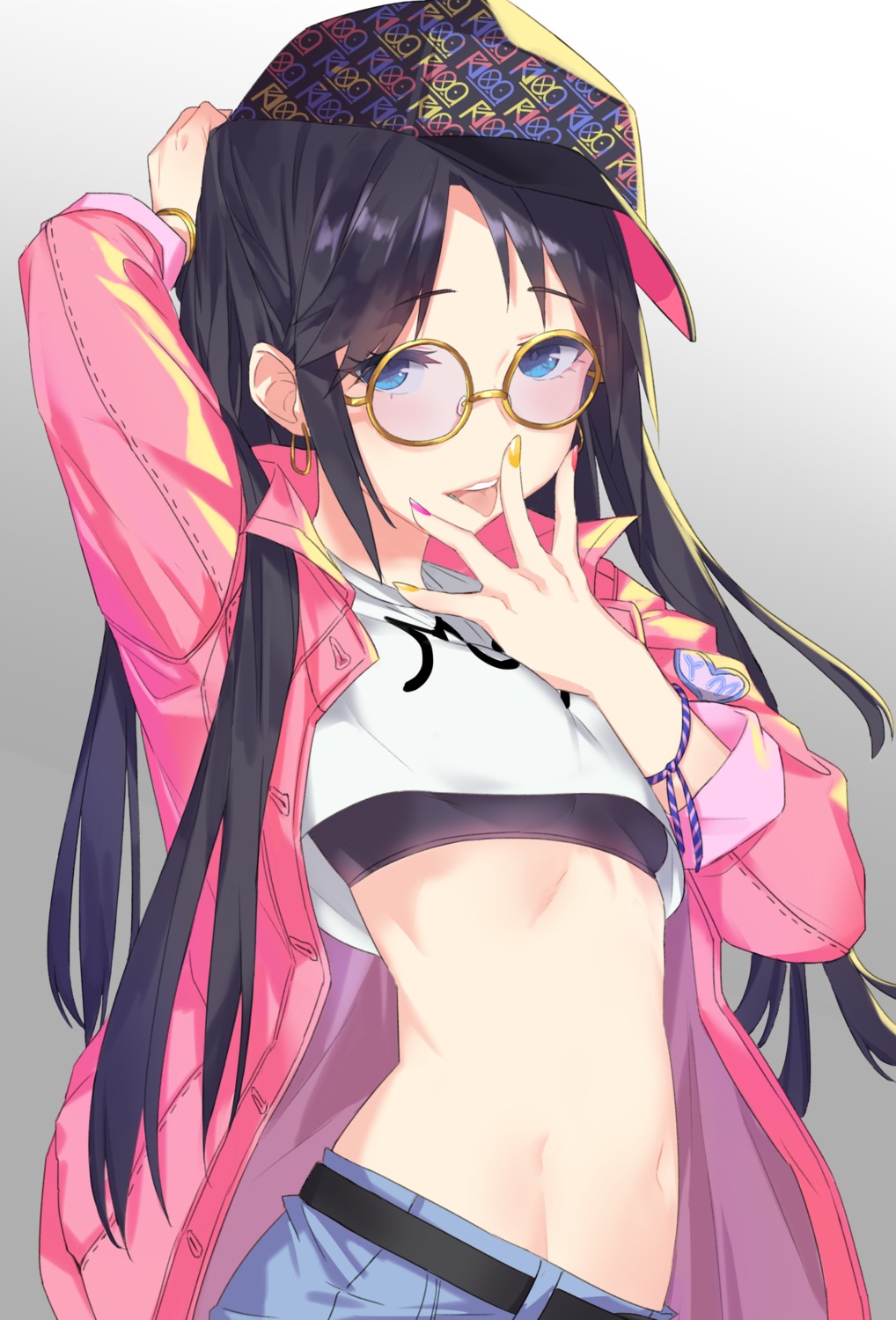 makarony megane mitsumine_yuika the_idolm@ster the_idolm@ster_shiny_colors