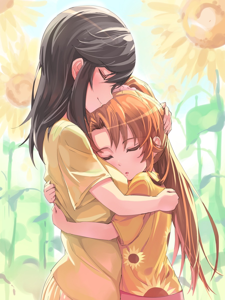 ichijou_hotaru koshigaya_komari michairu. non_non_biyori yuri