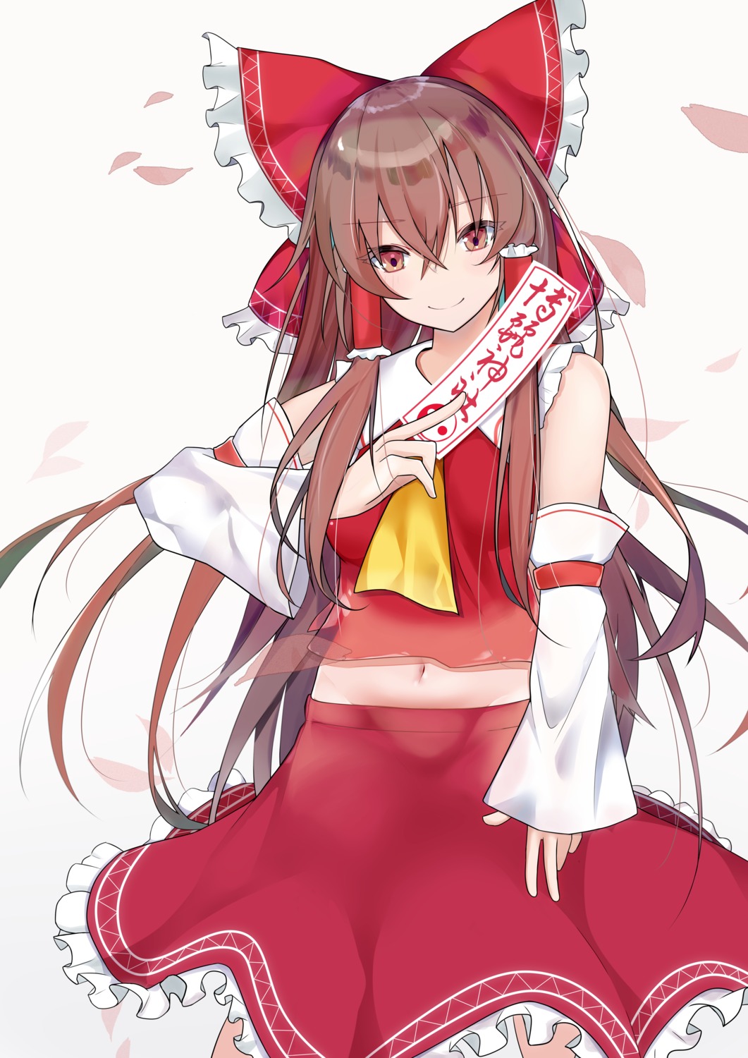 hakurei_reimu kotoha_(kotoha65) skirt_lift touhou