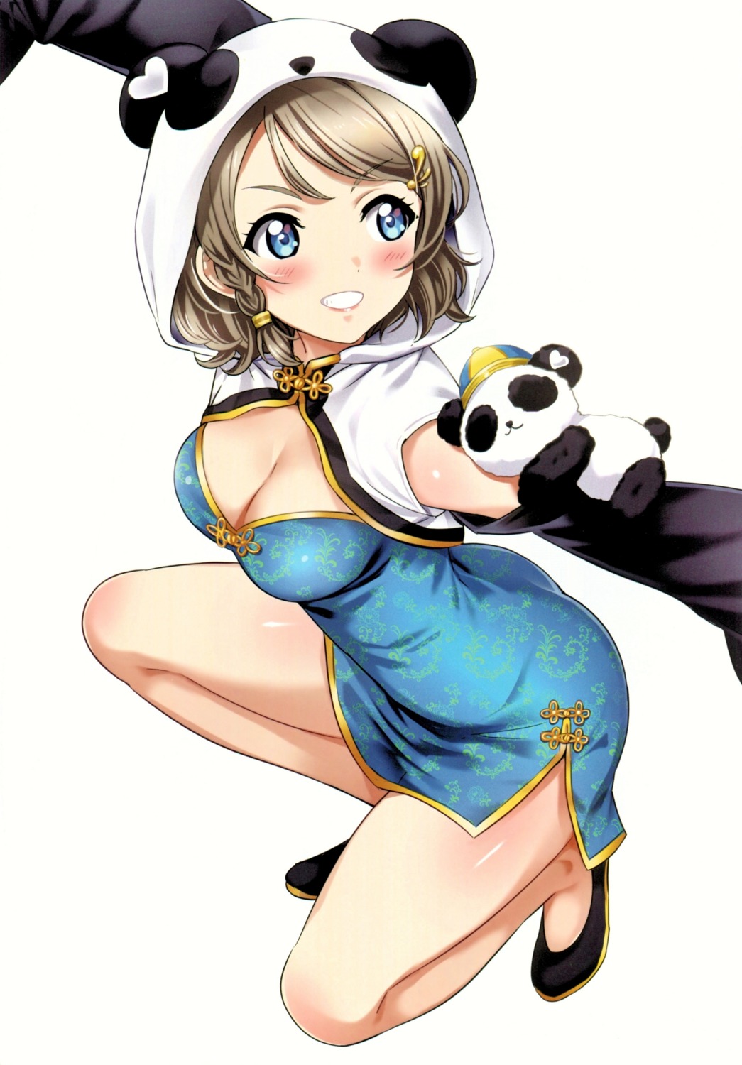 agoitei chinadress cleavage love_live!_(series) love_live!_sunshine!! sankuro watanabe_you