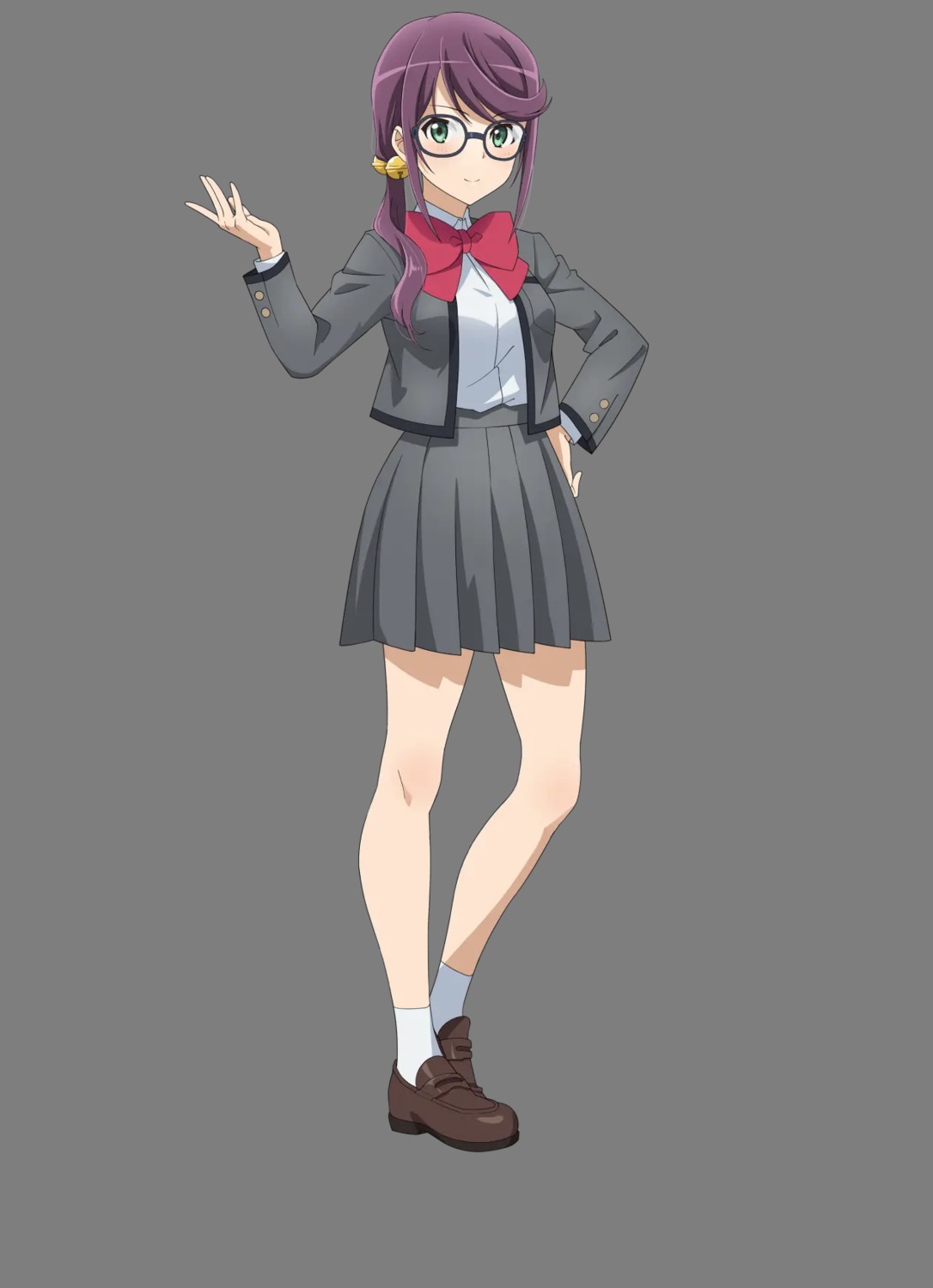 hoshimi_junna megane seifuku shoujo_kageki_revue_starlight tagme transparent_webp