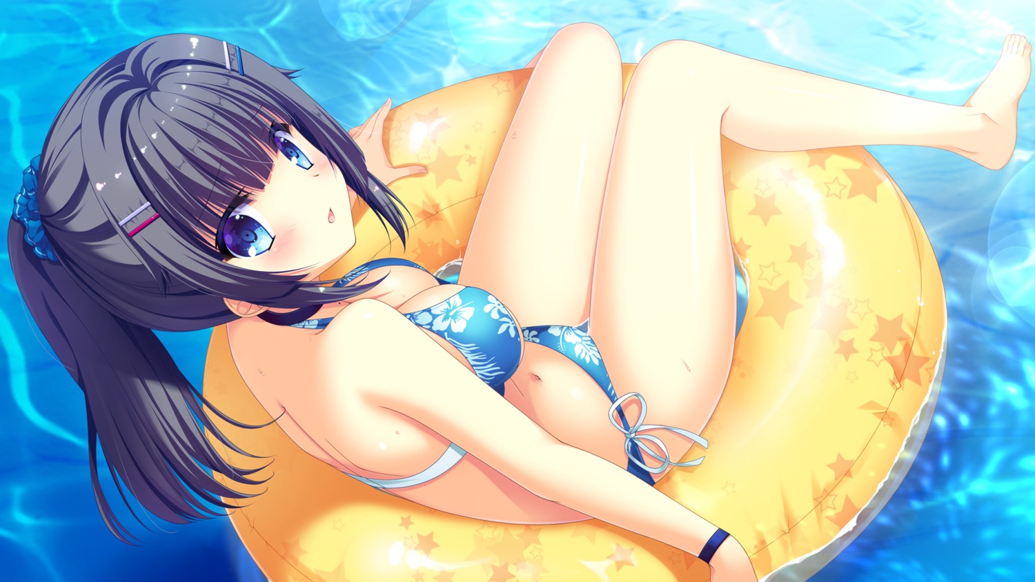 bikini circus cleavage fujimiya_rinne game_cg swimsuits tanihara_natsuki tenpure!! wet