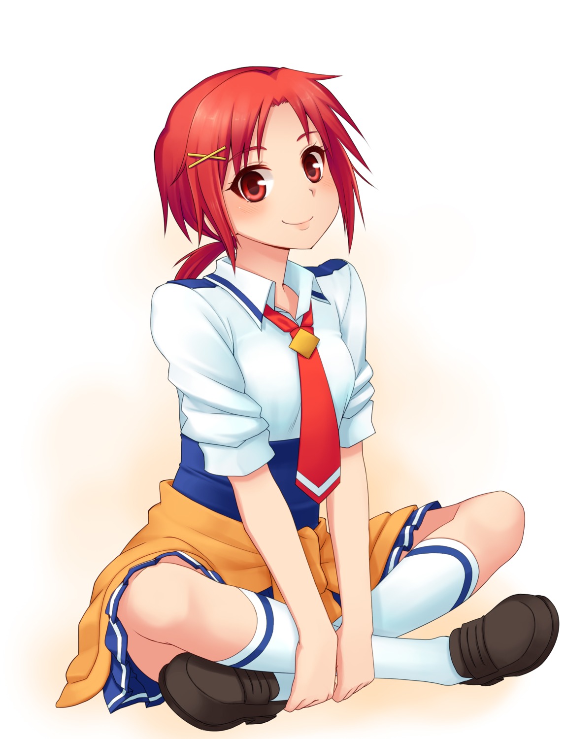 hino_akane kou_(artist) pretty_cure seifuku smile_precure!