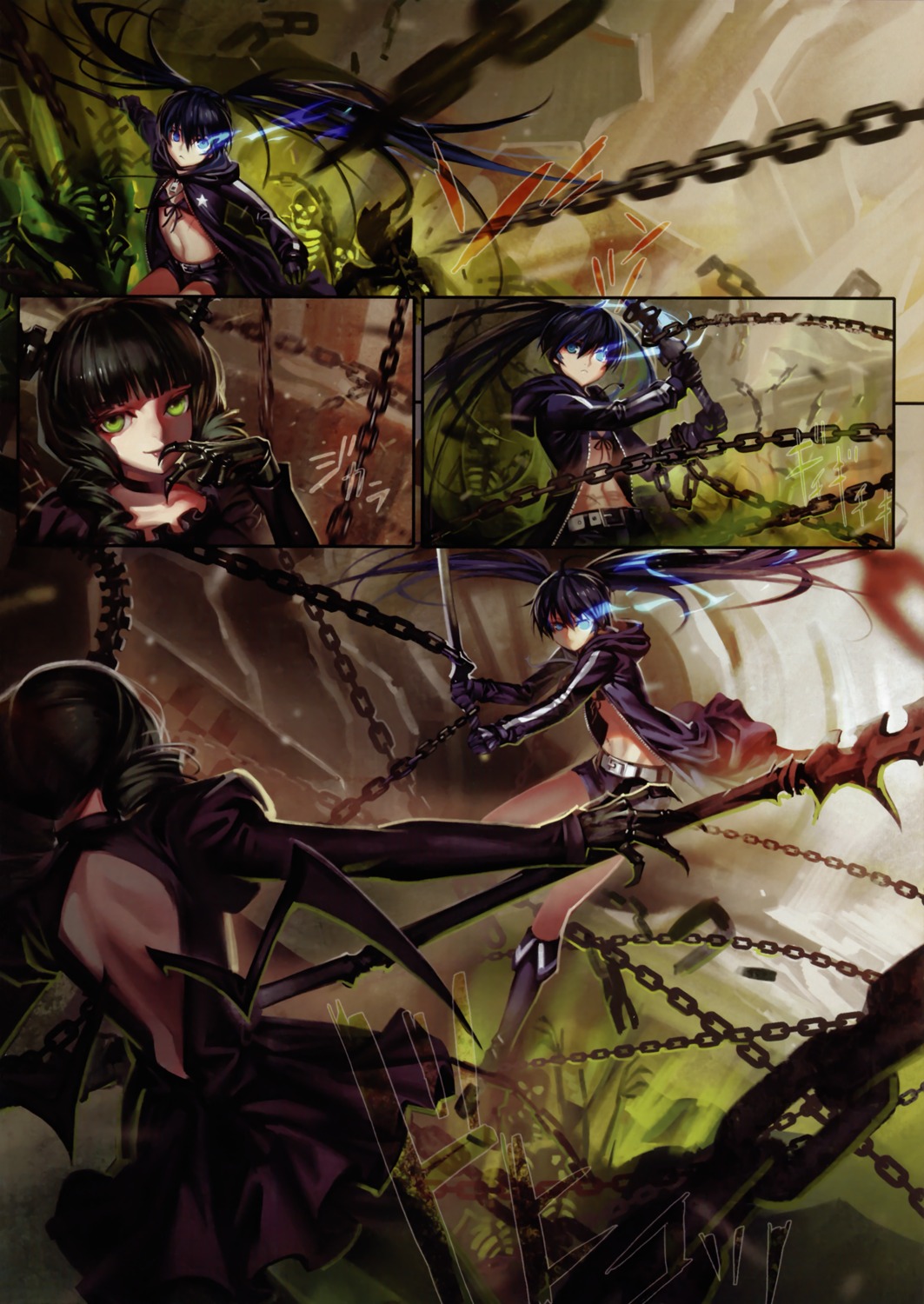 alphonse black_rock_shooter black_rock_shooter_(character) dead_master vocaloid white_datura