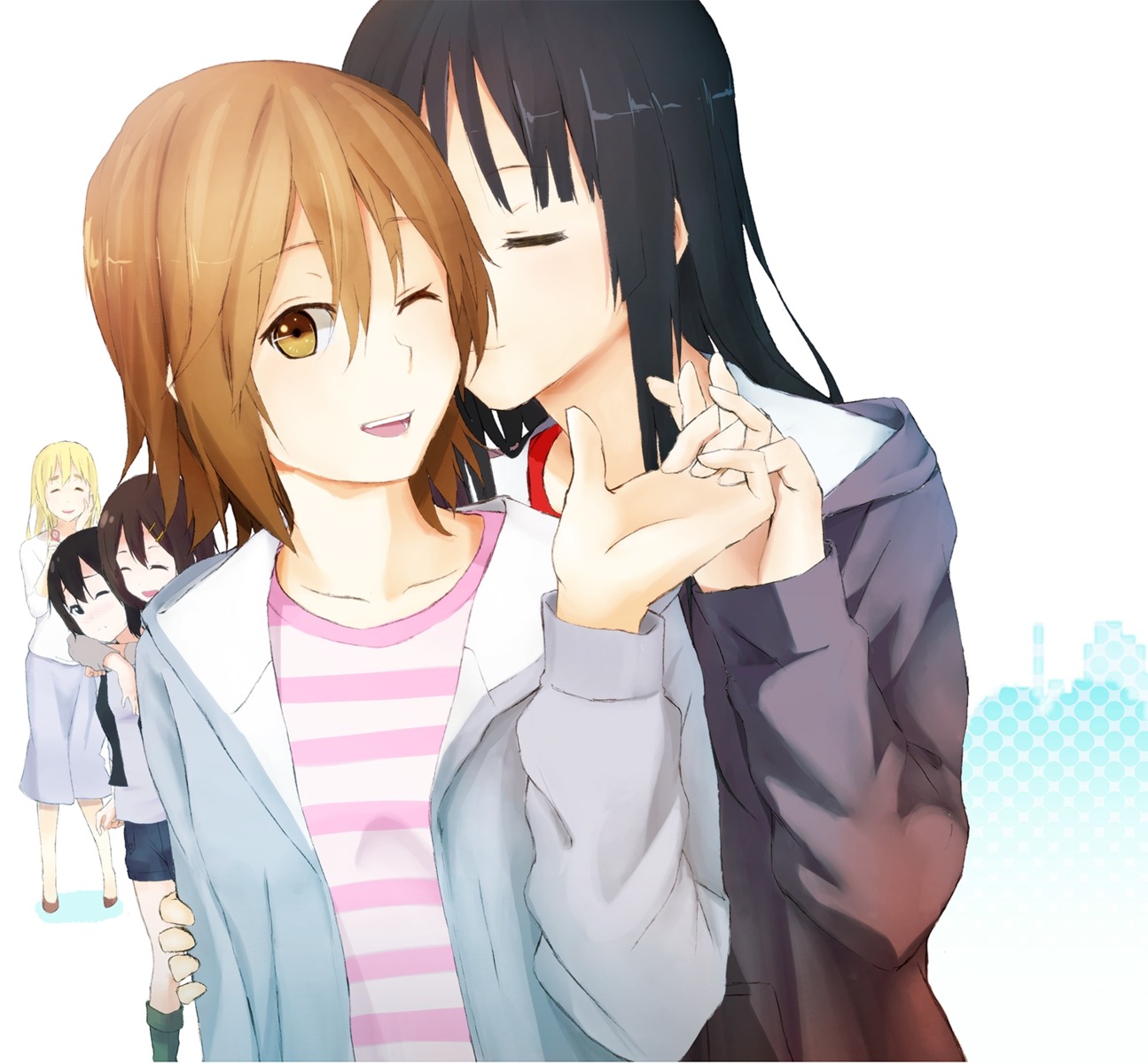 akiyama_mio hirasawa_yui k-on! kotobuki_tsumugi nakano_azusa tainaka_ritsu yuri zasshu_tamashii