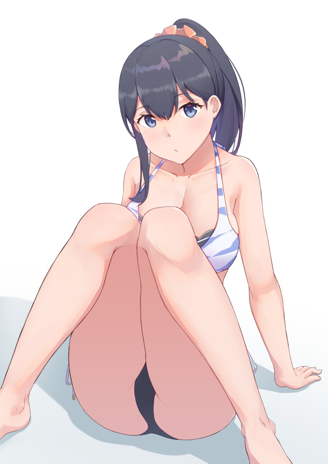 bikini cameltoe cleavage kusubii ssss.gridman swimsuits takarada_rikka