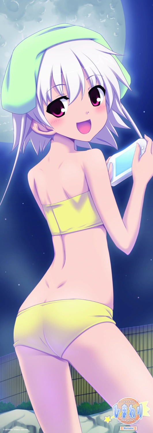 aries_(character) himawari_(blank-note) onsen stick_poster swimsuits tatsukichi