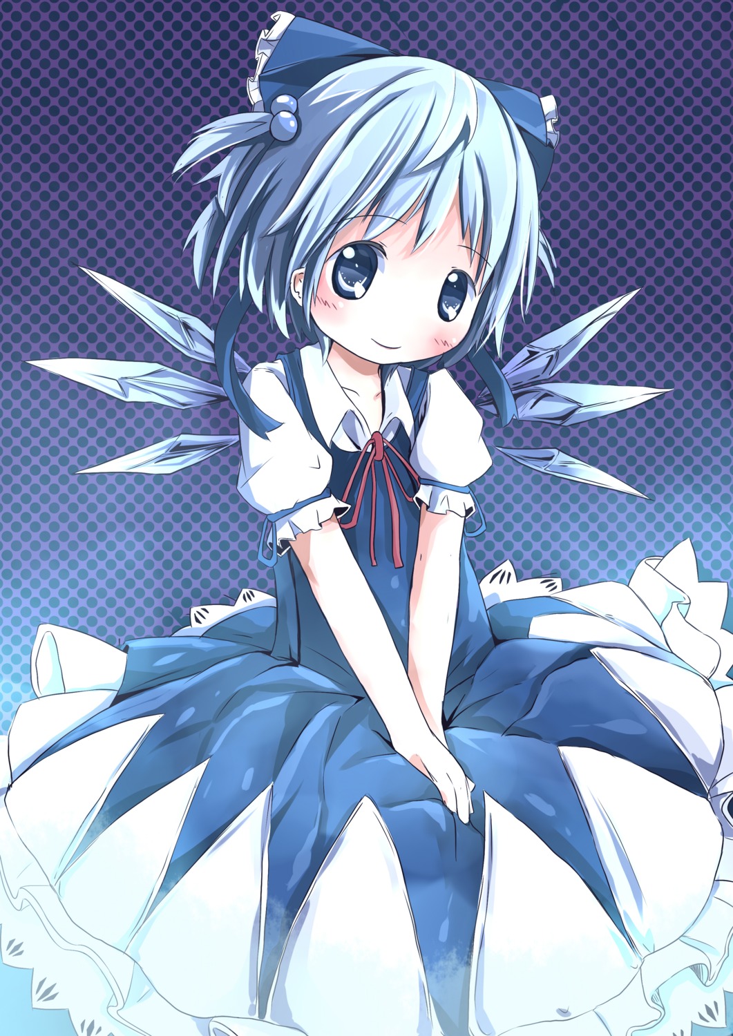 cirno sakuraba_hikaru touhou wings