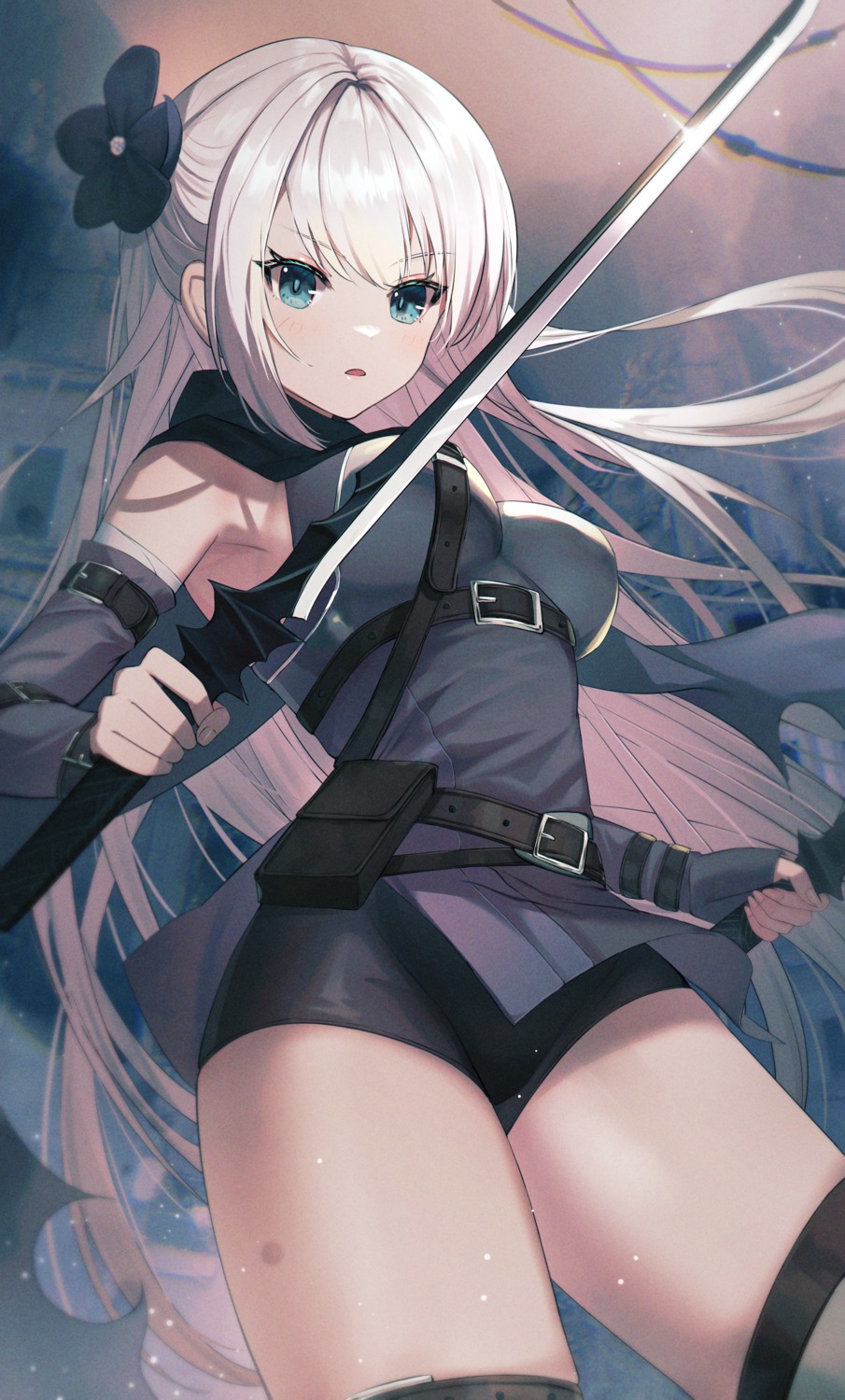 dolce_(dolsuke) garter sword thighhighs