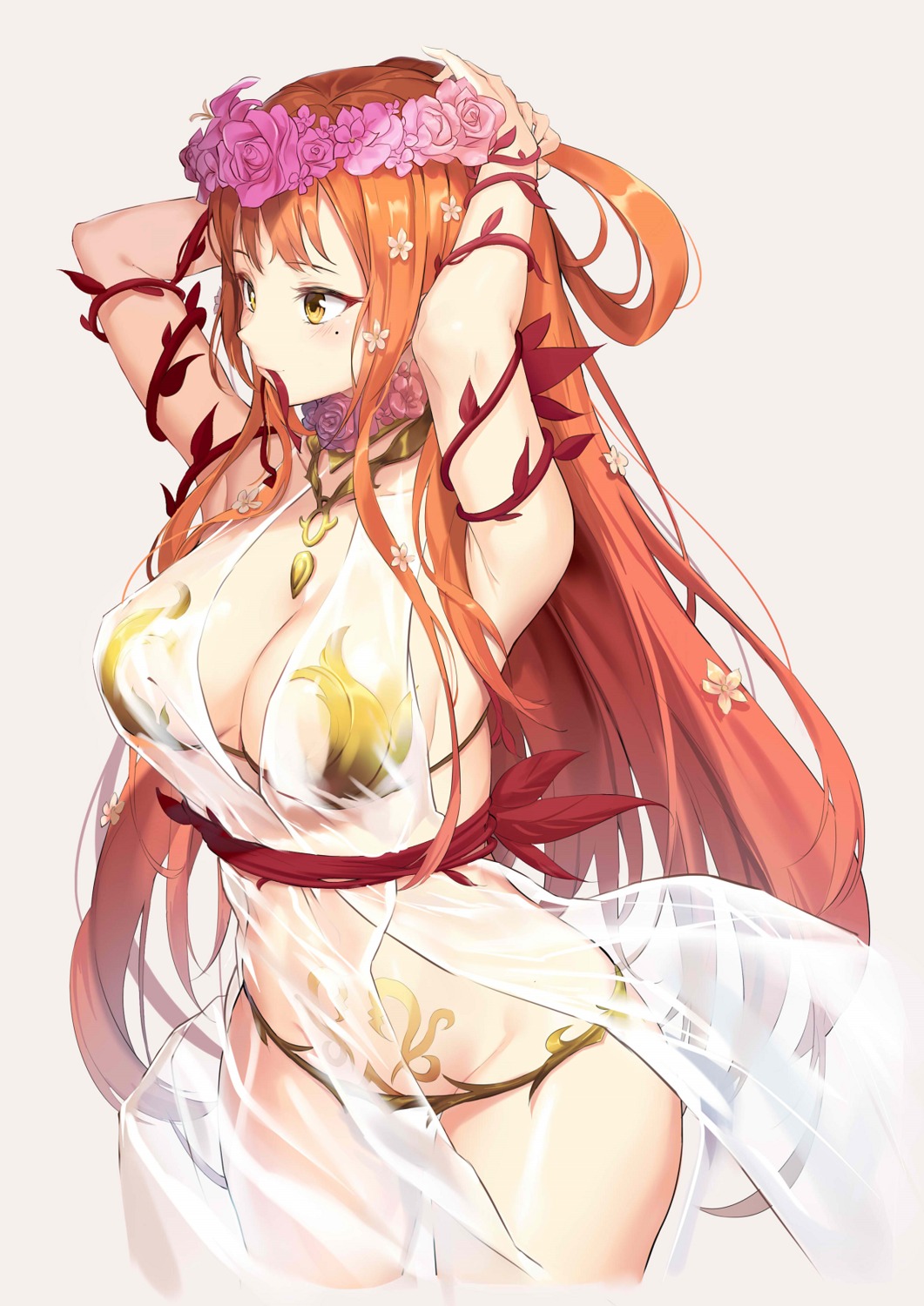 bikini_armor dress pdxen see_through tattoo tower_of_saviors