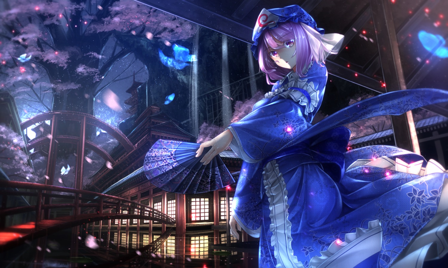 japanese_clothes ryosios saigyouji_yuyuko touhou